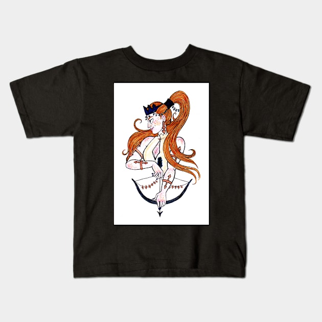 Sagittarius Kids T-Shirt by sadnettles